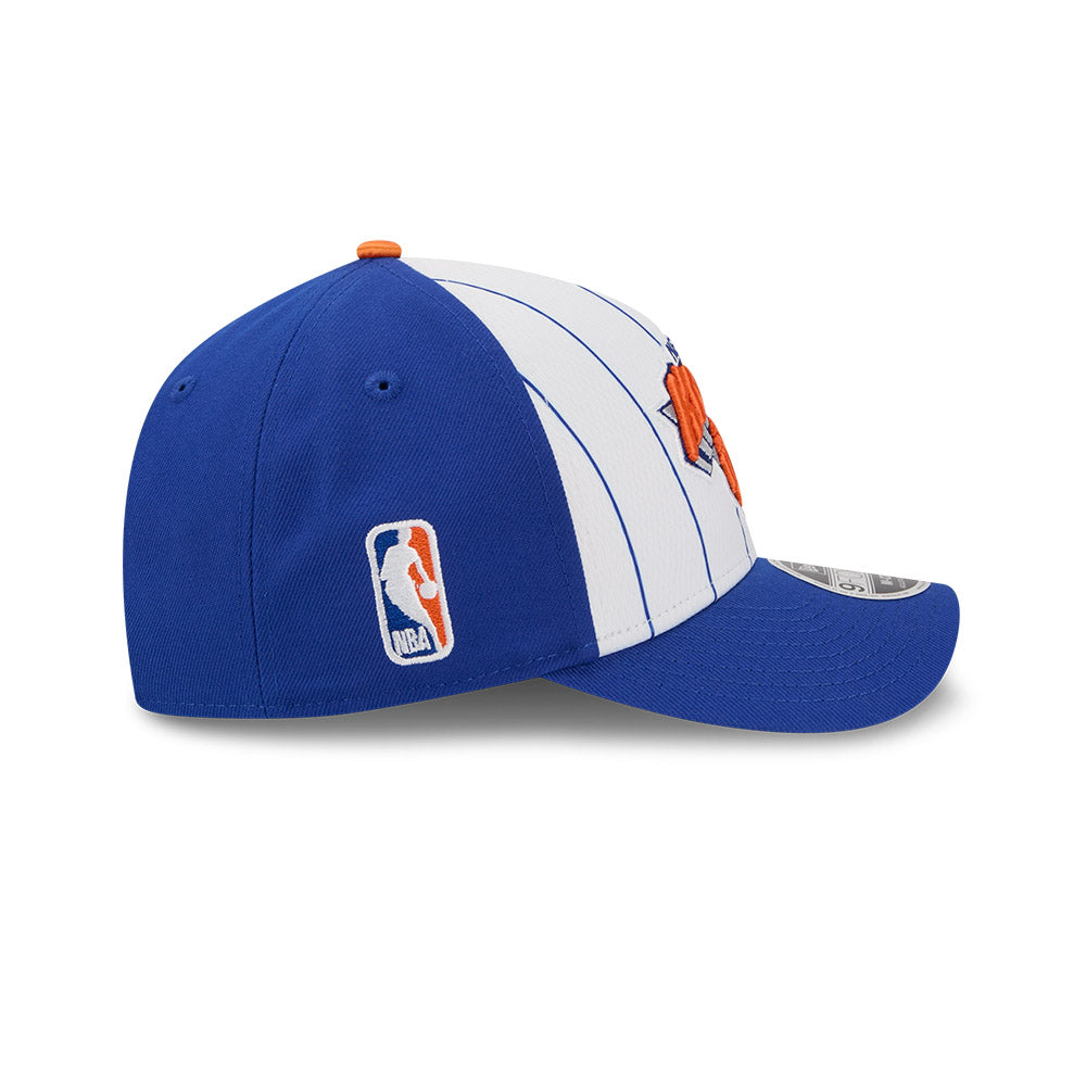 New York Knicks Hat - 2025 Tip-Off 9Forty M-Crown A-Frame Snapback Cap - New Era